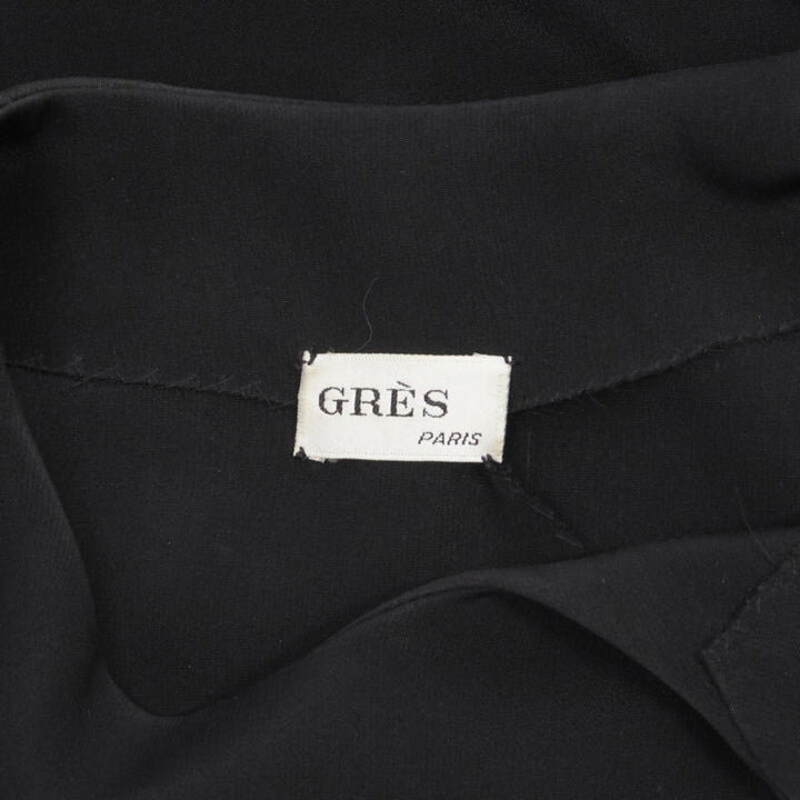 Female mannequin wearing Gres Black Women Cocktail Dresses in Size  M | Available at JHROP