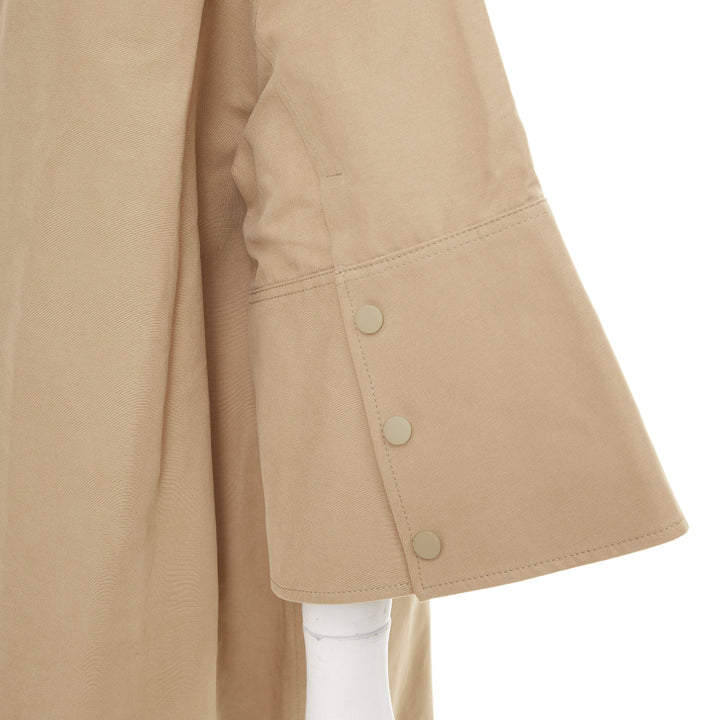 REMAIN BIRGER CHRISTENSEN Bonny cargo khaki organic cotton midi dress FR36 S