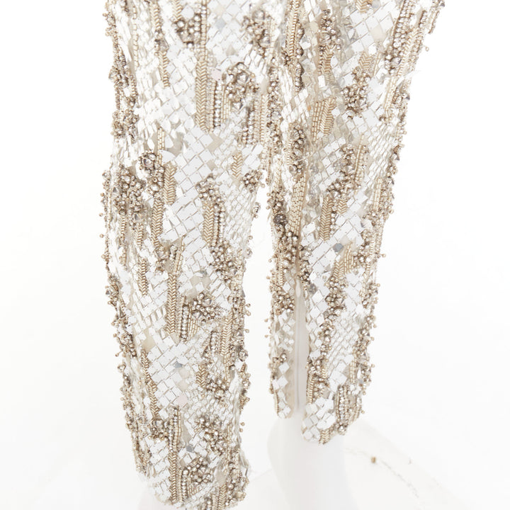 rare ALEXANDRE VAUTHIER COUTURE 2016 Runway Lesage bead crystal sequin pants