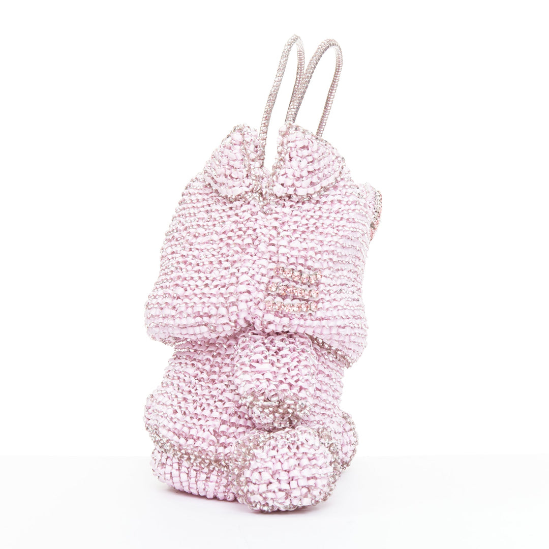 ANTEPRIMA SANRIO Hello Kitty Limited Edition pink silver crystal PVC handbag