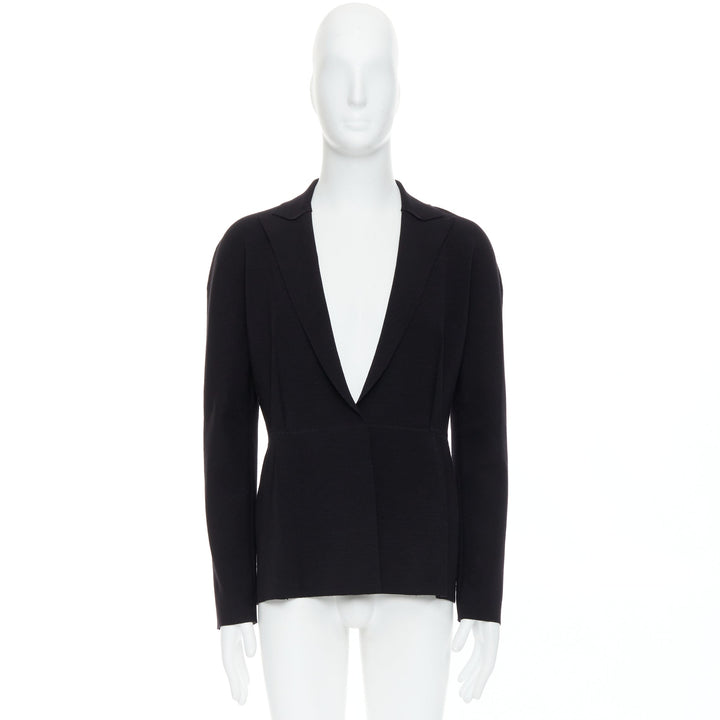 Male mannequin wearing Lanvin by Alber Elbaz 2016 Black Wool Men Blazers in Size EU44 | Available at JHROP