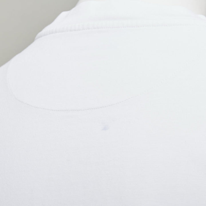 JIL SANDER Set of 3 white cotton black logo patch crew neck tshirt S