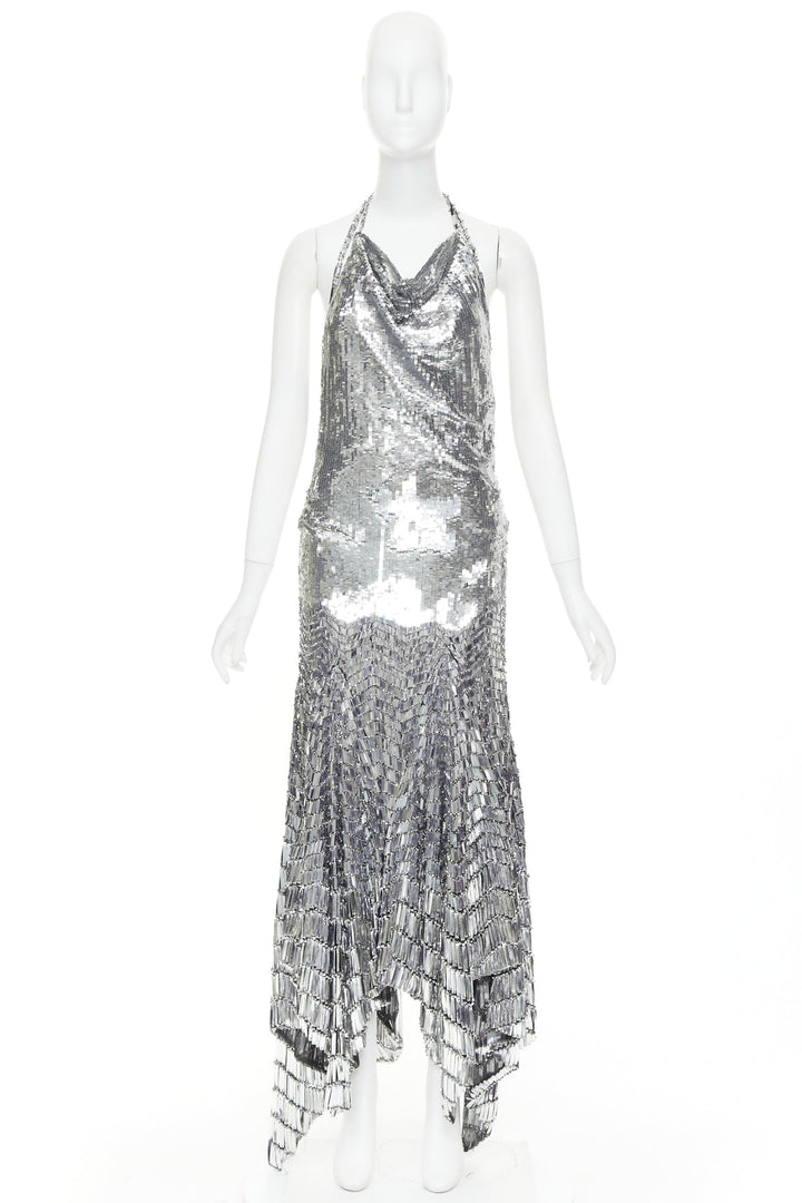 rare ALEXANDRE VAUTHIER COUTURE SS2022 Runway Lesage gradient paillettes gown