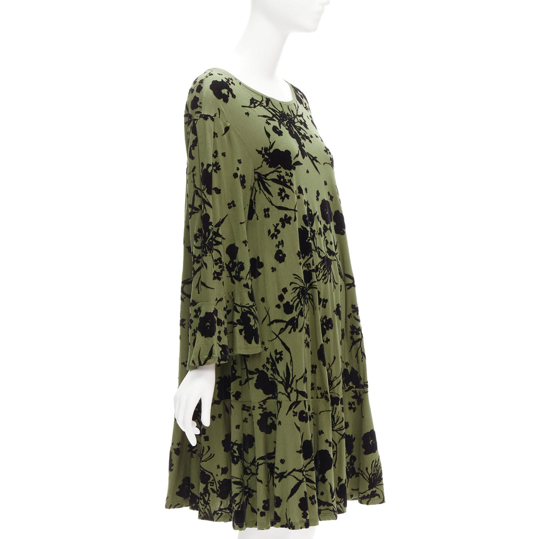 Dries Van Noten - Green Women Work Dress | JHROP Preloved Luxury Dries Van Noten - Green Women Work Dress | JHROP Preloved Luxury