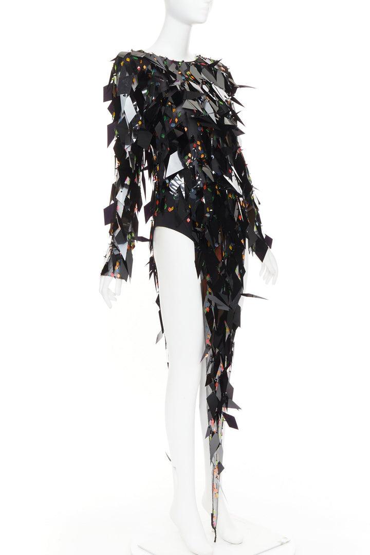 rare ALEXANDRE VAUTHIER COUTURE SS2023 Runway Lesage filigree pailette dress