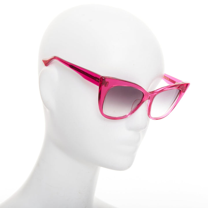 DITA Magnifique pink acetate cateye vintage glam sunglasses