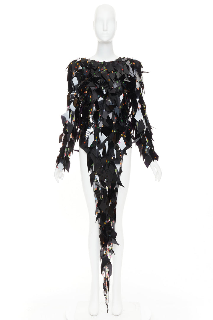 rare ALEXANDRE VAUTHIER COUTURE SS2023 Runway Lesage filigree pailette dress