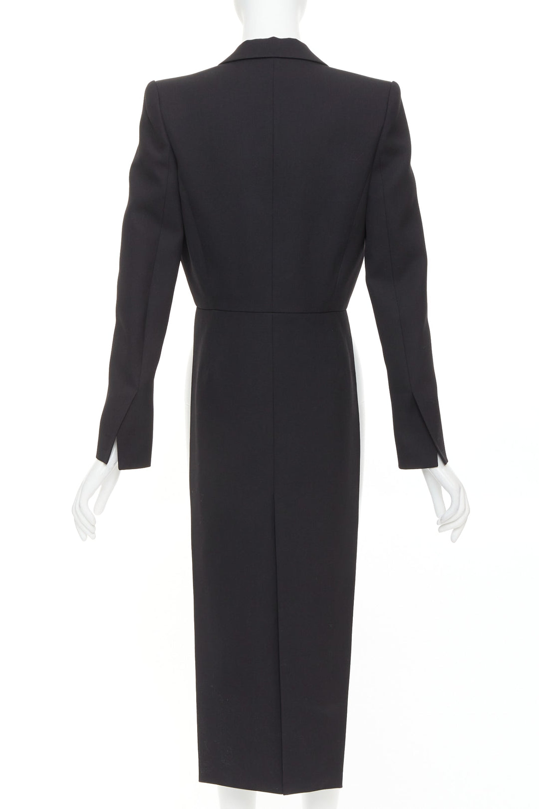 ALEXANDRE VAUTHIER COUTURE SS2020 Runway Queue De Pie satin tailcoat blazer