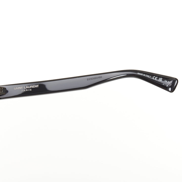 SAINT LAURENT 2022 SL558 black bold square glossy acetate sunglasses shades
