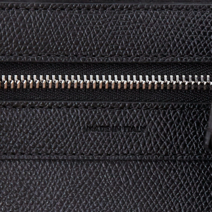 CELINE Small Vertical Cabas black grained calf leather crossbody tote bag