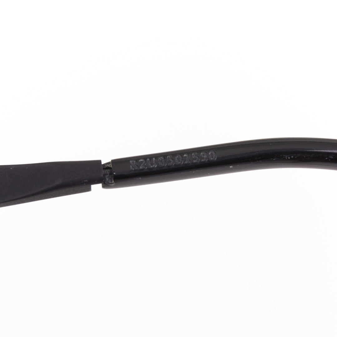 SAINT LAURENT SL182 Betty black matte surface rectangular shield sunglasses