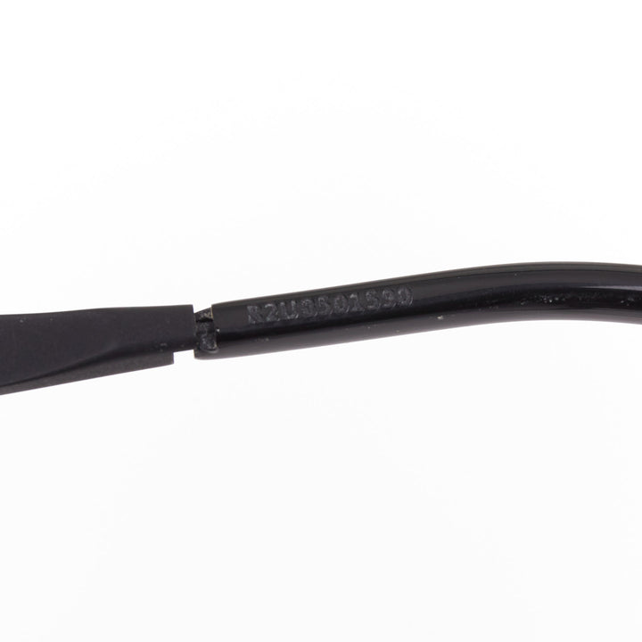 SAINT LAURENT SL182 Betty black matte surface rectangular shield sunglasses