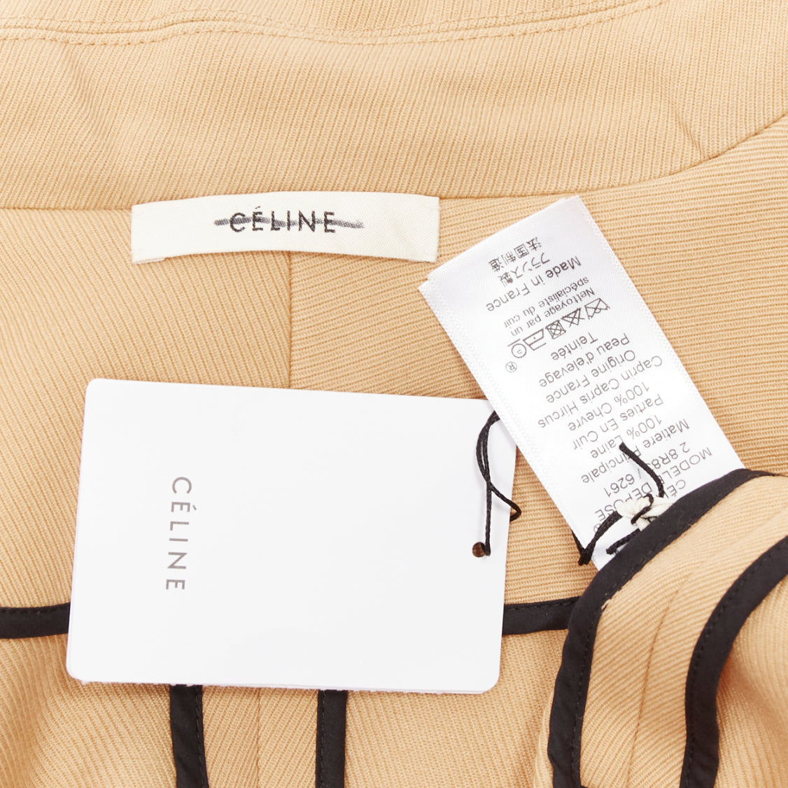 Celine by Phoebe Philo - Tan Brown Women Casual Top | JHROP