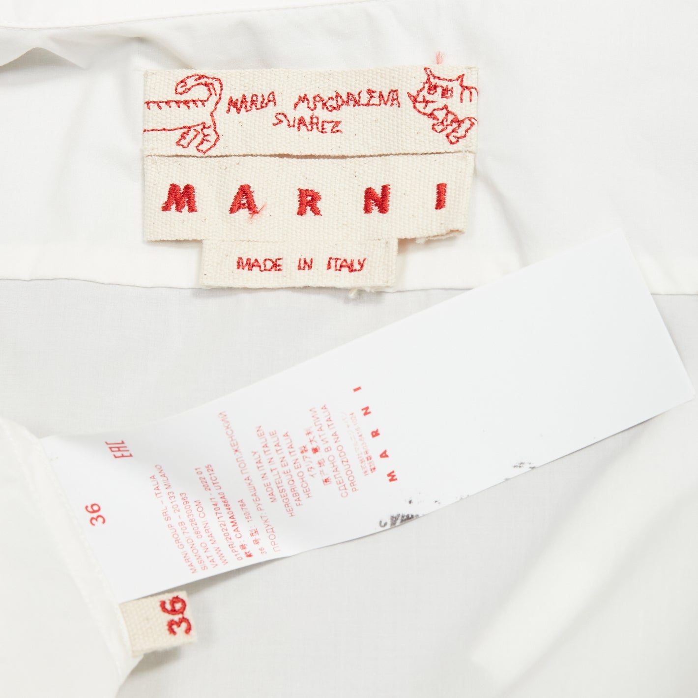 Marni - White Women Work Top | JHROP Preloved Luxury