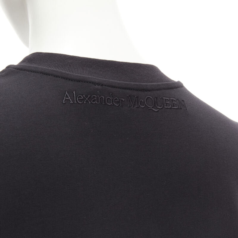 ALEXANDER MCQUEEN 2022 Hybrid white ruffle cotton tshirt layered dress IT38 S
