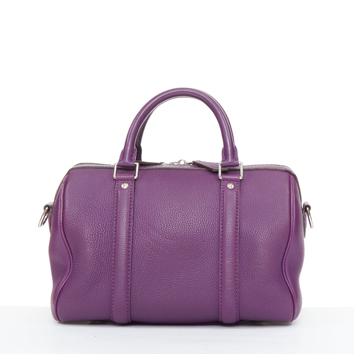 LOUIS VUITTON Sofia Coppola SC Bag BB violet purple calfskin leather satchel bag