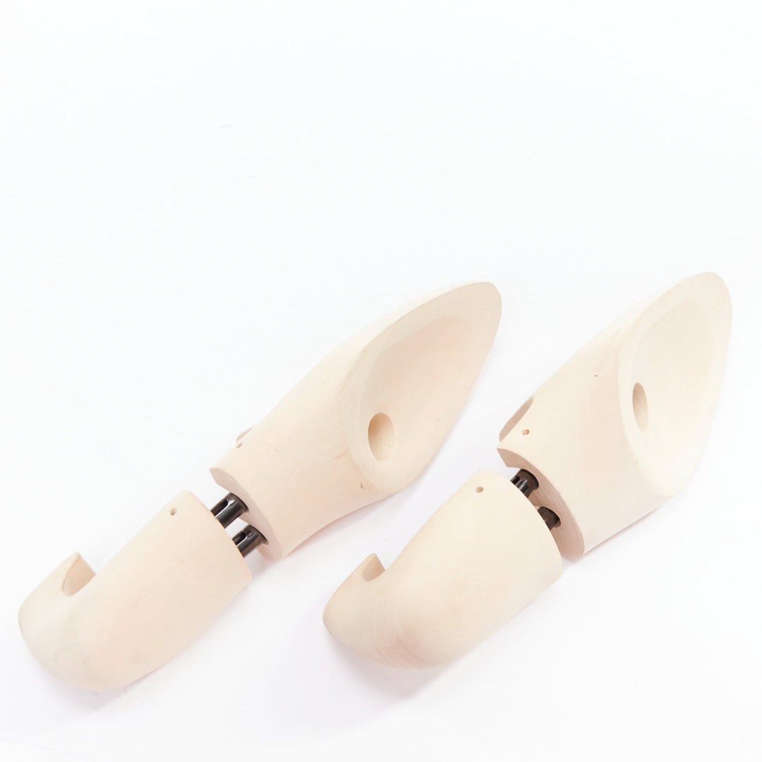 BERLUTI light beige wooden shoe tree pair UK8 EU42