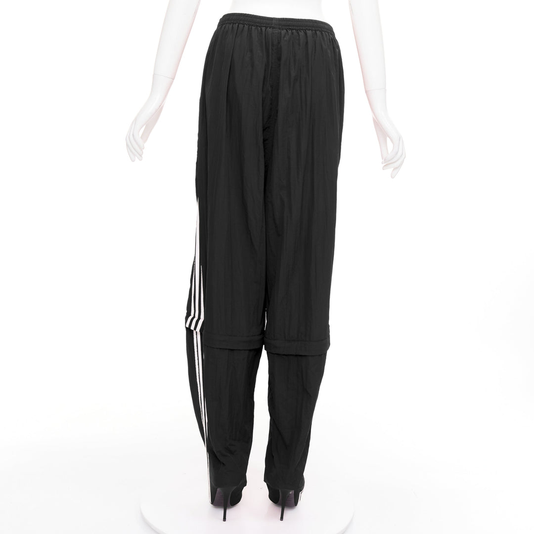 rare BALENCIAGA ADIDAS Demna 2022 Runway Pantashoe Jogginghose black heels EU38