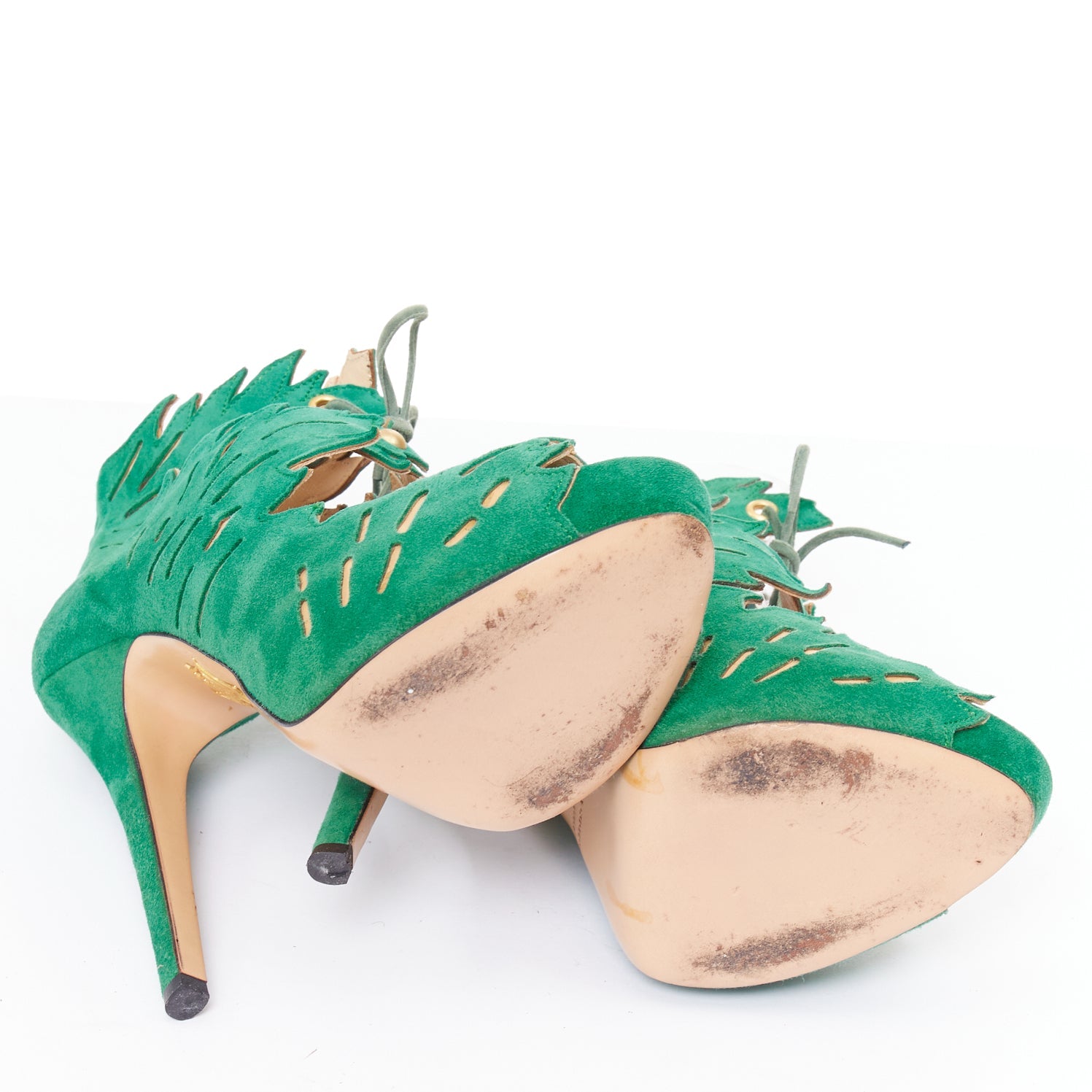 Charlotte Olympia - Green Women Party/Cocktail Shoes | JHROP