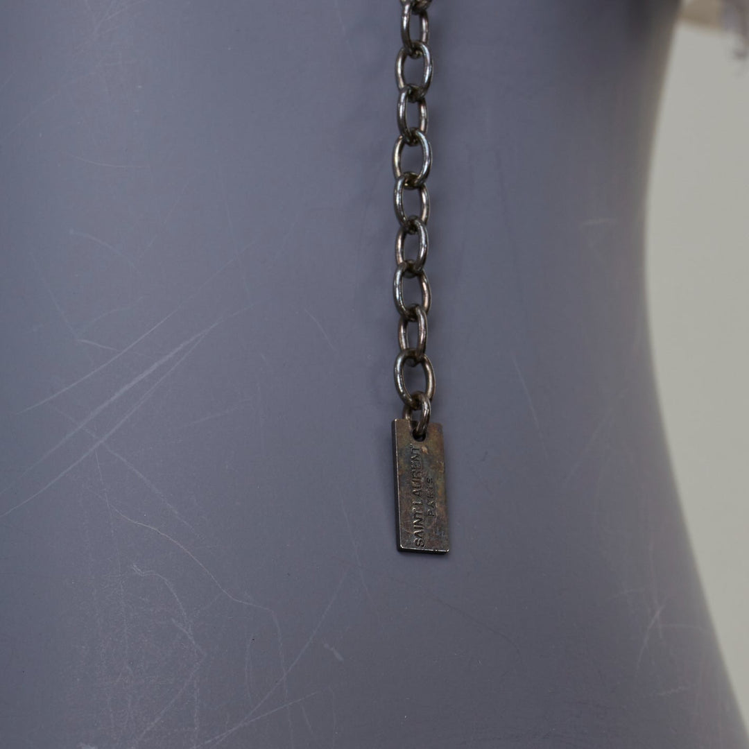 rare SAINT LAURENT 2023 Runway Bohemian Bridal rose bud silk voile headband