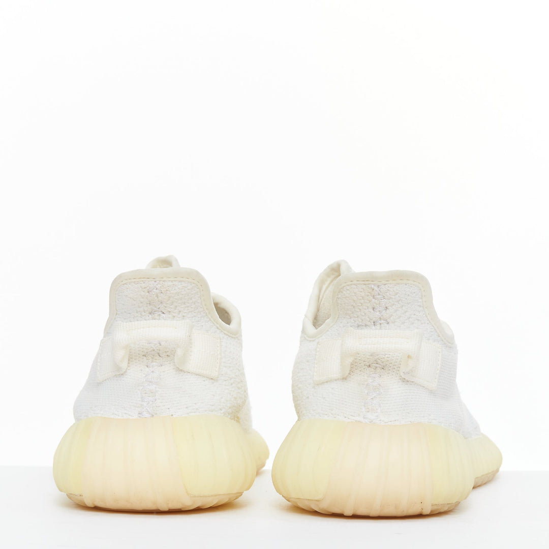 YEEZY ADIDAS Kanye West Boost 350 V2 white knit fabric dad sneakers EU40