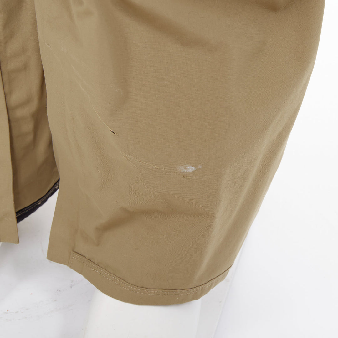 BURTON AK Freebird GORE-TEX 3L Stretch beige nylon snowboard bib pants L