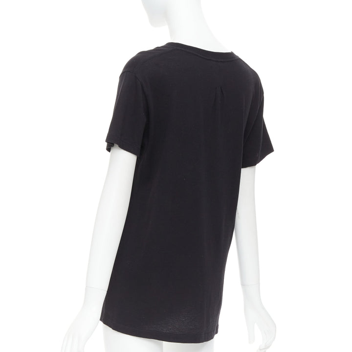 SAINT LAURENT 2016 Sweet Dreams black shark rainbow cotton tshirt XS