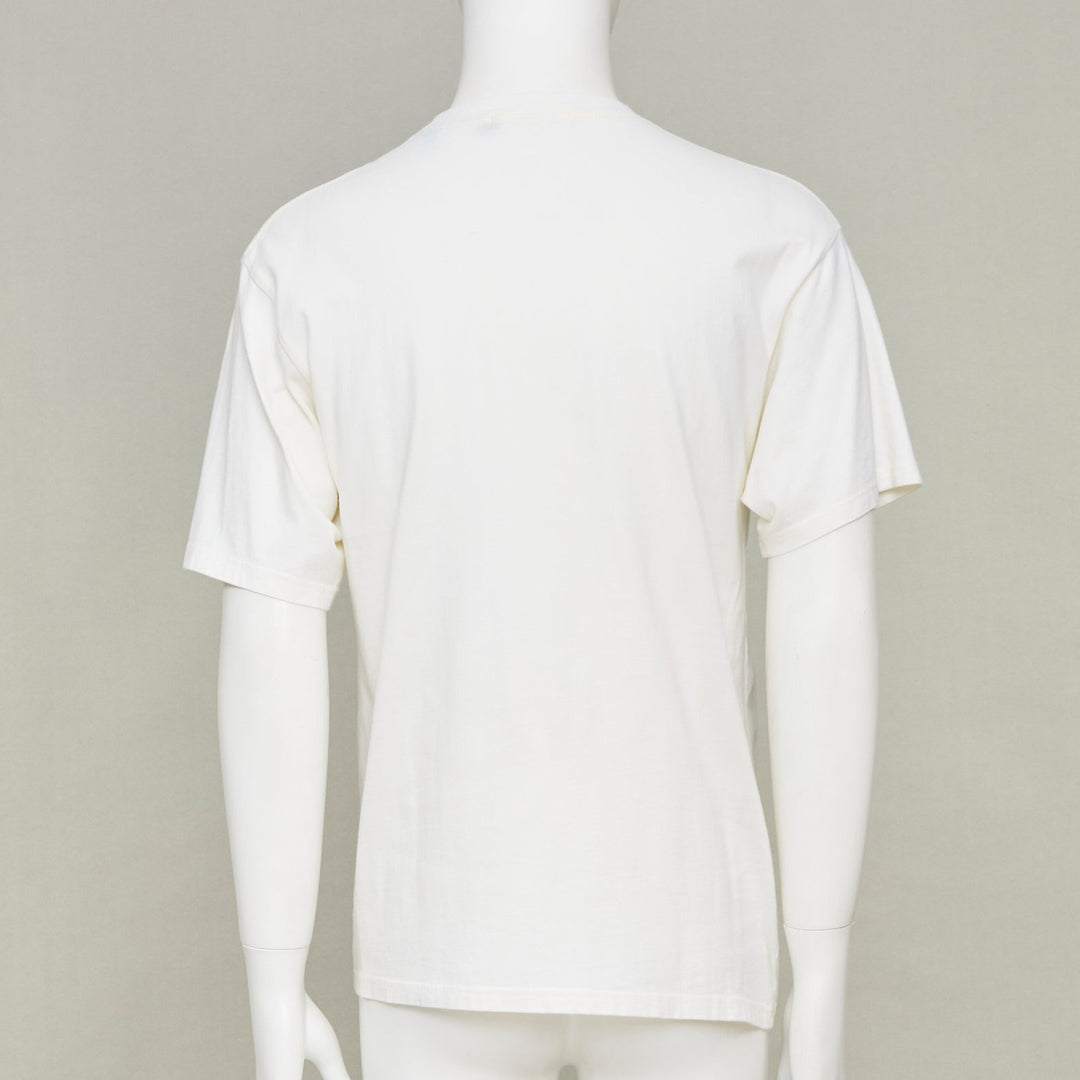 UNDERCOVER 2022 Devil Angel Delicate As The Devil Flocked white red top tshirt M