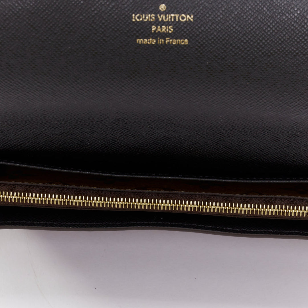 Louis Vuitton SarahMonogram Reverse Giant canvas rectangular wallet
