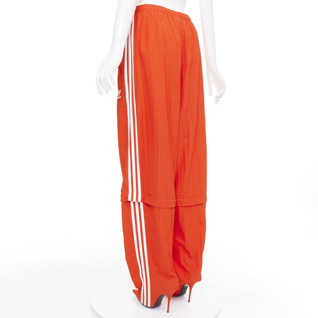 rare BALENCIAGA ADIDAS Demna 2022 Runway Pantashoe Jogginghose red heels EU38