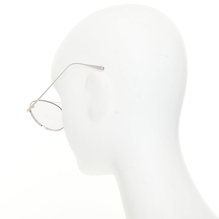 GENTLE MONSTER Ranny Ring 02 silver stainless steel titanium aviator sunglasses