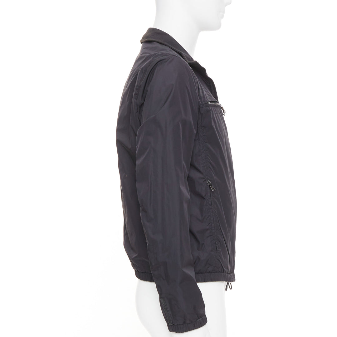 PRADA LINEA ROSSA 2006 reversible zip up tech nylon bomber jacket outer M IT48