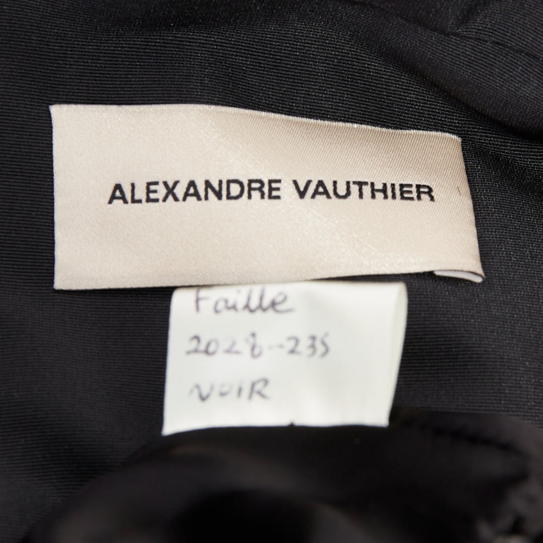 rare ALEXANDRE VAUTHIER COUTURE SS2025 Runway Lesage jewel embellished pouf gown