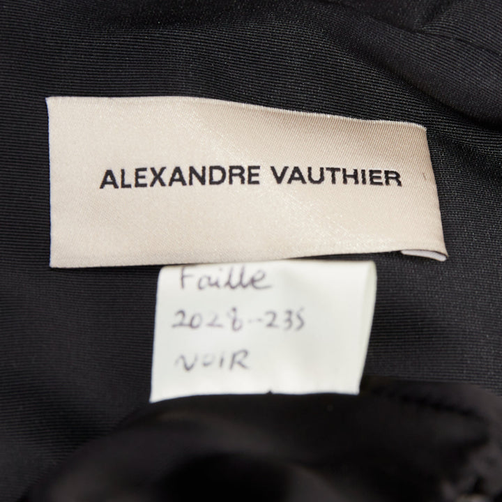 rare ALEXANDRE VAUTHIER COUTURE SS2025 Runway Lesage jewel embellished pouf gown