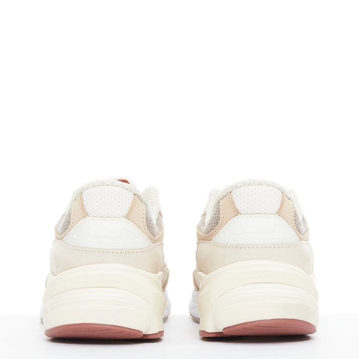 LORO PIANA New Balance 990V6 MiUSA Raw Cashew Limited beige patch sneakers US8.5