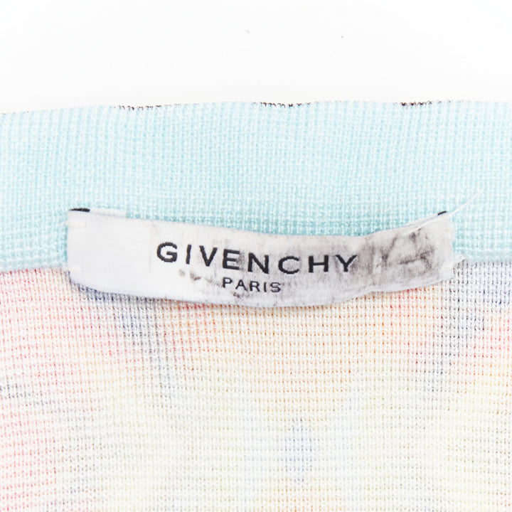 GIVENCHY Riccardo Tisci 2012 Birds of Paradise boucle tweed pencil skirt