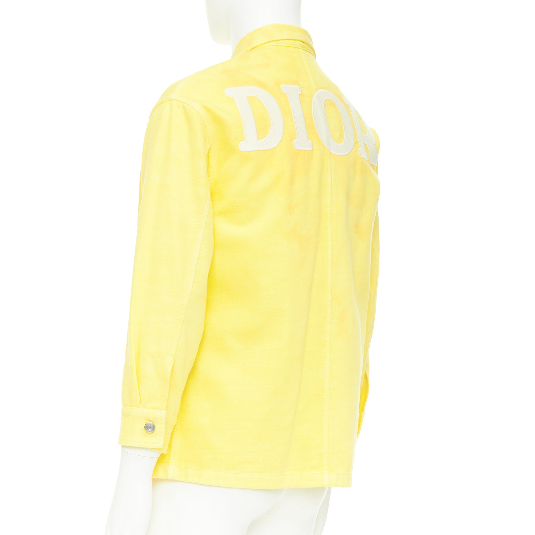 【美品】Christian Dior イエロー テーラードジャケット S Dior by Kim Jones - Yellow Women Party/Cocktail Top | JHROP
