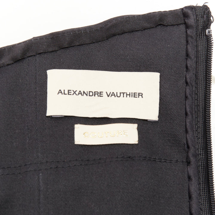 ALEXANDRE VAUTHIER COUTURE AW2018 Runway exaggerated bow draped asymmetric gown