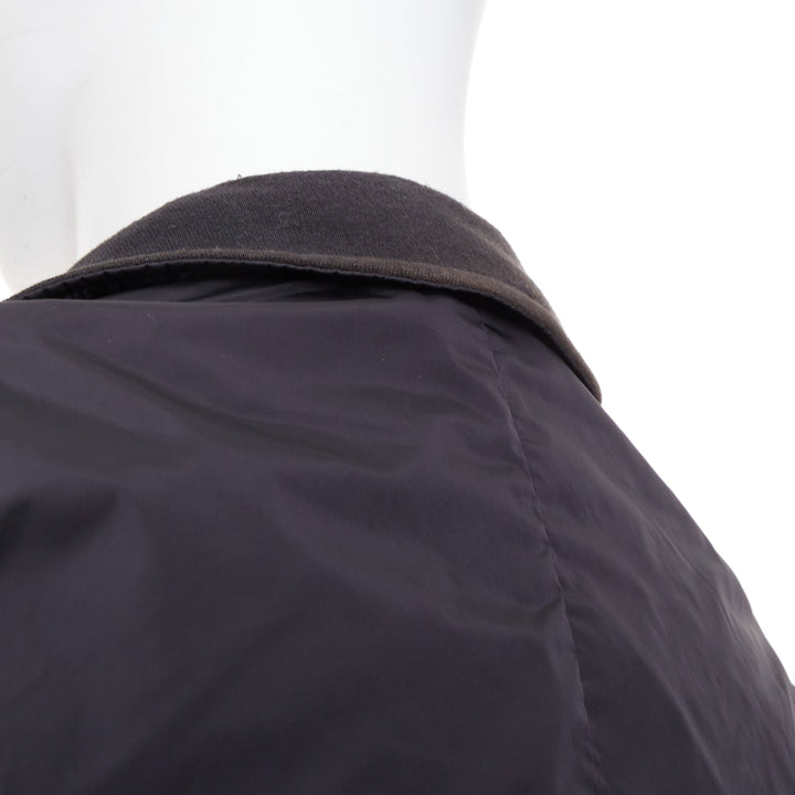 PRADA LINEA ROSSA 2006 reversible zip up tech nylon bomber jacket outer M IT48