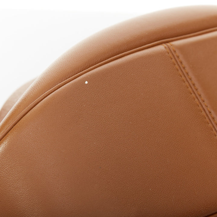 GABRIELA HEARST Nina Medium cognac tan Italian nappa leather top handle bag