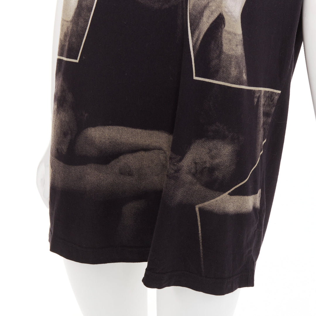 GIVENCHY Riccardo Tisci Lane Crawford Madonna Halo foil muscle tank top M