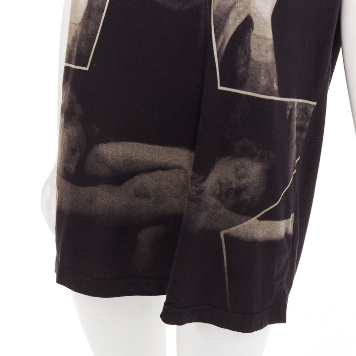 GIVENCHY Riccardo Tisci Lane Crawford Madonna Halo foil muscle tank top M