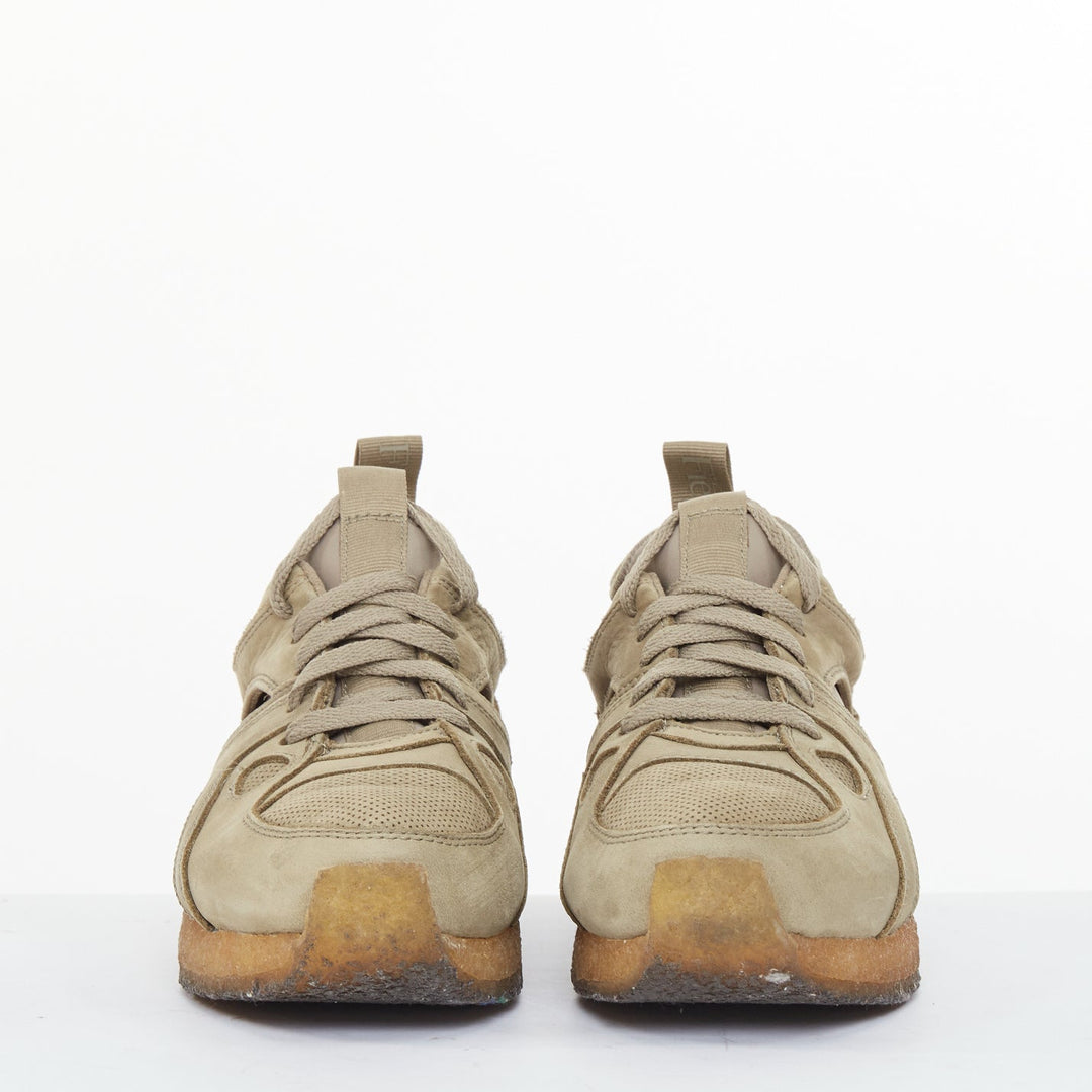 CLARKS 2022 Breacon 8th Street Ronnie Fieg tan nubuck low sneakers US7 EU39.5