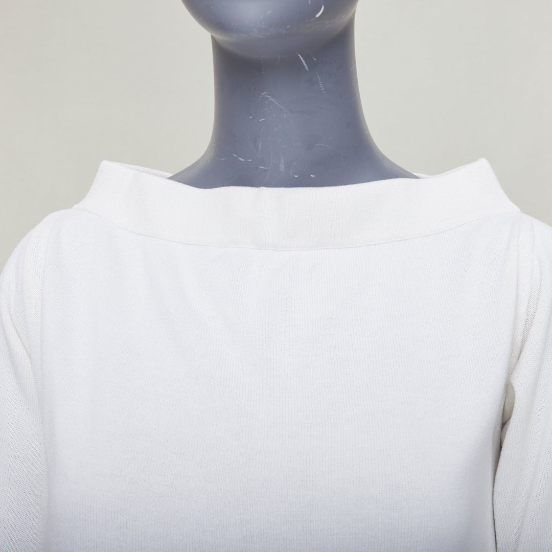 JOSEPH cream viscose blend hi bateau neck raglan sack dress FR34 XS