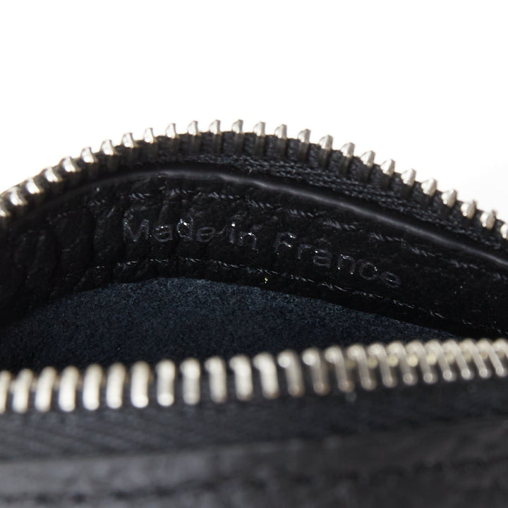 DELVAUX Pin Mini Bucket black taurillon soft leather silver hardware bag charm