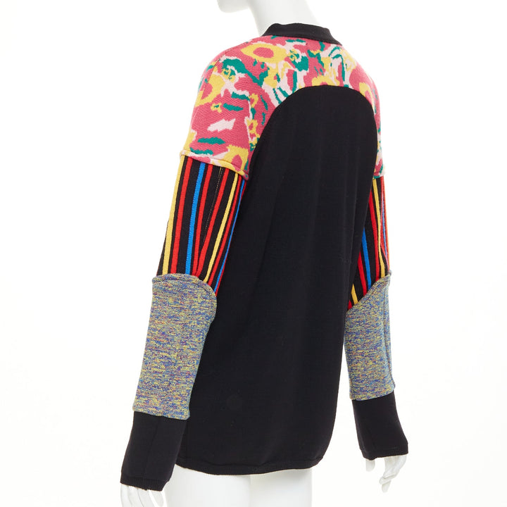 COMME DES GARCONS HOMME PLUS 2016 Runway patchwork sleeve cardigan M M