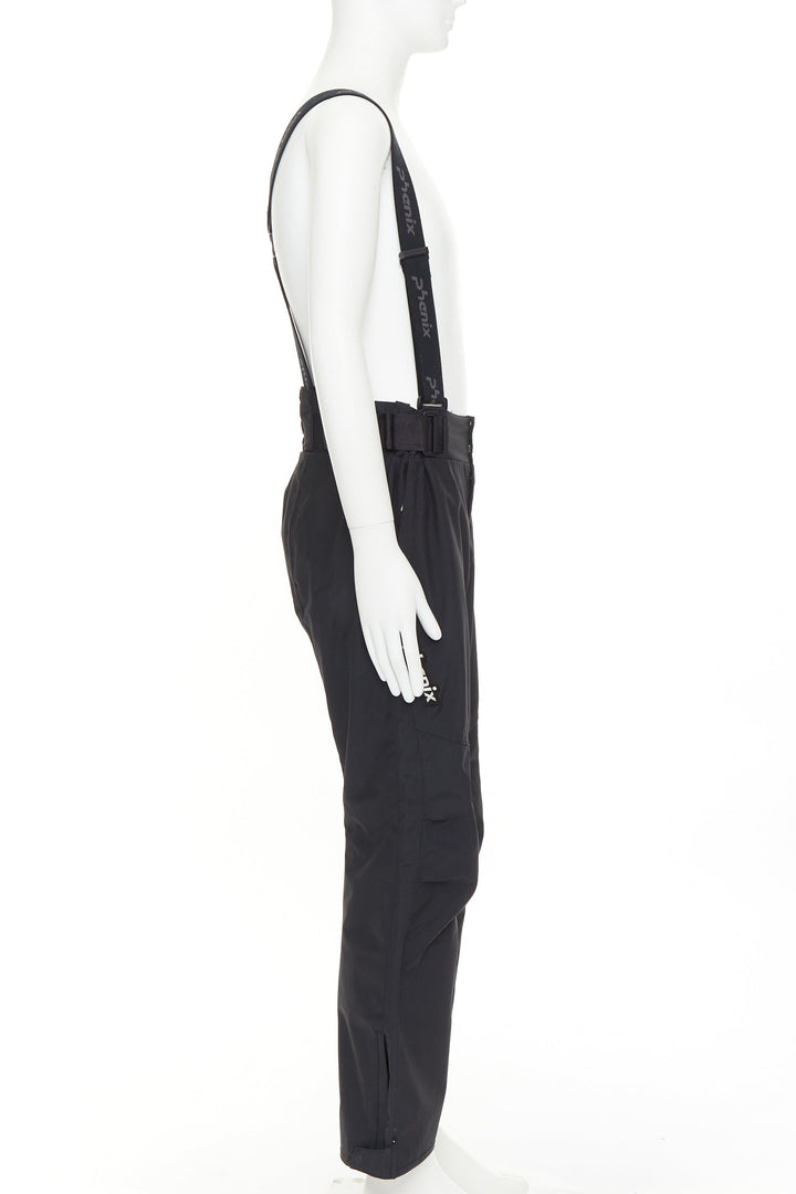 PHENIX black technical suspenders alpine ski pants snow gaiters IT50 L