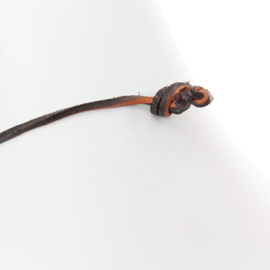 SAINT LAURENT Hedi Slimane 2015 Runway Psych Rock Bohemian Stone necklace