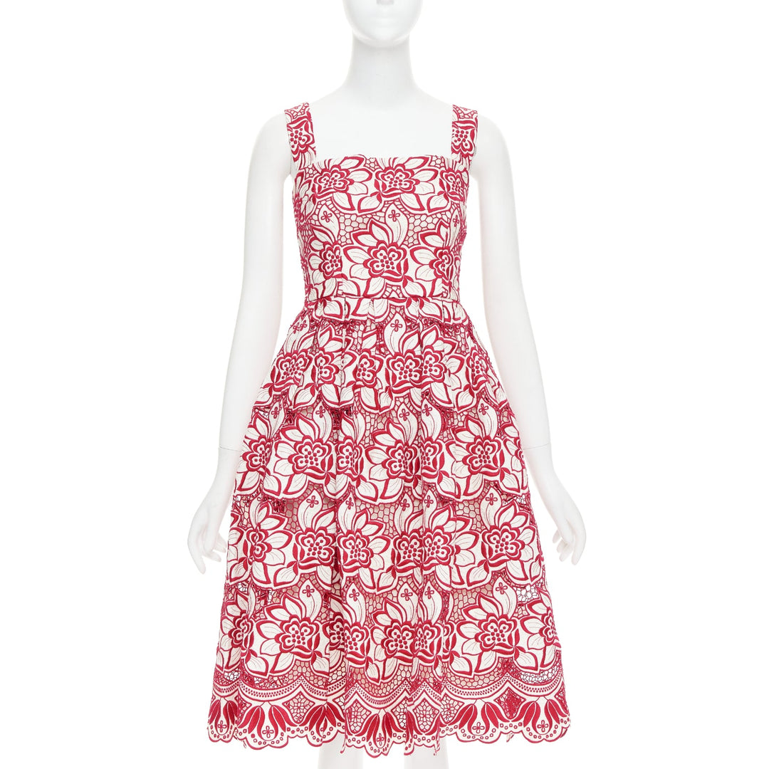 Dolce Gabbana by Domenico Dolce and Stefano Gabbana - Red Women Party/Cocktail Dress | JHROP Preloved Luxury Dolce Gabbana by Domenico Dolce and Stefano Gabbana - Red Women Party/Cocktail Dress | JHROP Preloved Luxury