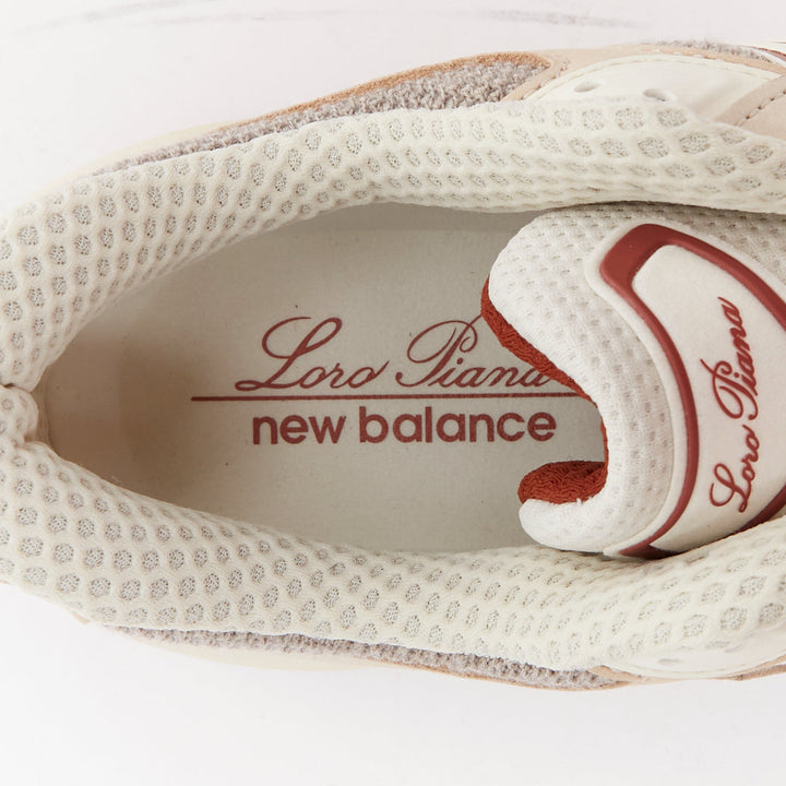 LORO PIANA New Balance 990V6 MiUSA Raw Cashew Limited beige patch sneakers US8.5